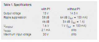 table Discrete Voltage Regulator