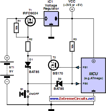 the gentle touch circuit schematic