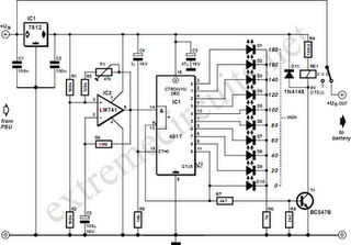 Three Hour Timer Circuit Diagram