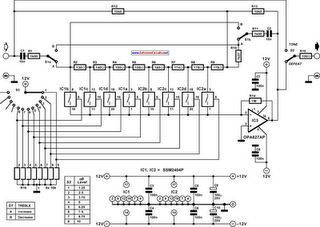 Treble Tone Control Circuit Diagram