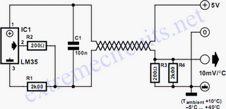 Two-Wire Temperature Sensor Circuit Diagram