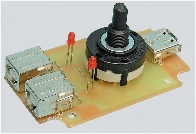 USB Printer Share Switch Circuit Project