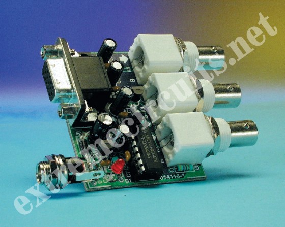 Vga To Bnc Adapter Converter Circuit Diagram
