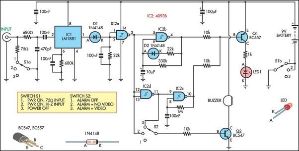 Video tracer for trouble-shooting circuit schematic