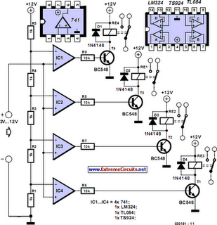 Voltage Levels Control Relays